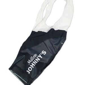 Mellow Johnny's Women's Black and White Cycling Bib Shorts